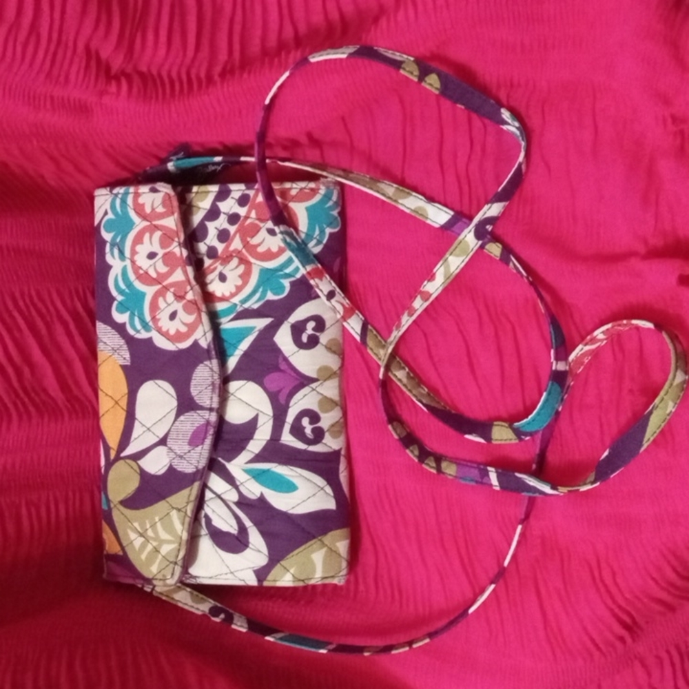 Vera Bradley crossbody wallet/purse